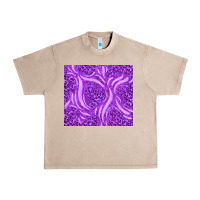 French Oak purple glitter with leopard pattern Urban Heavy Tee - TumblerDesignByShophia