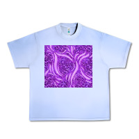 Grape Ice purple glitter with leopard pattern Urban Heavy Tee - TumblerDesignByShophia