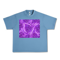 Pebble Blue purple glitter with leopard pattern Urban Heavy Tee - TumblerDesignByShophia