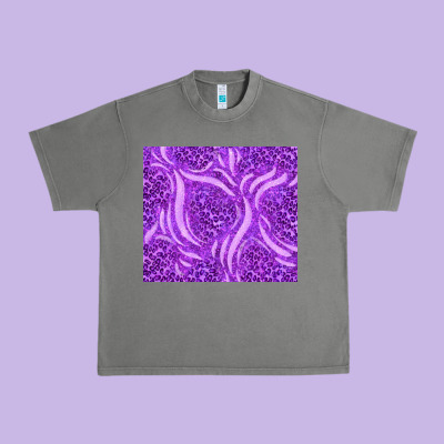 Purple Glitter With Leopard Pattern Urban Heavy Tee Designed By Tumblerdesignbyshophia