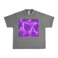 Tornado purple glitter with leopard pattern Urban Heavy Tee - TumblerDesignByShophia