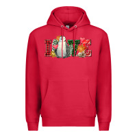 Cardinal christmas penguin love Premium Hoodie - FaDigitalArtStudio