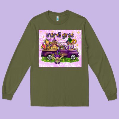 Mardi Gras With Gnomies Tumbler Long Sleeve Tee Designed By Howdyjamesfarm
