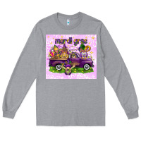 Heather Grey Mardi Gras with gnomies tumbler Long Sleeve Tee - HowdyJamesFarm