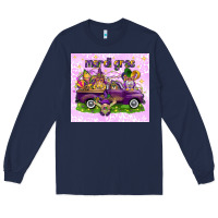 Navy Mardi Gras with gnomies tumbler Long Sleeve Tee - HowdyJamesFarm
