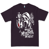 Plum Scream Favorite Scary Movie Premium Tee - minhPixels