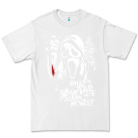 White Scream Favorite Scary Movie Premium Tee - minhPixels