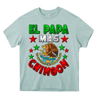 Arona El Papa Mas Chingon Mexican Flag Heavy Core Tee - LillyAllenDesigns