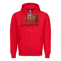 Red my first christmas Zipper Hoodie - SublimationCraftShop