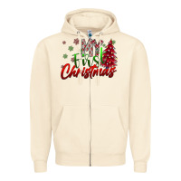 Sandshell my first christmas Zipper Hoodie - SublimationCraftShop
