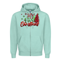 Seafoam my first christmas Zipper Hoodie - SublimationCraftShop