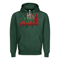 Sports Green my first christmas Zipper Hoodie - SublimationCraftShop