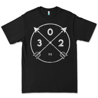 Black Delaware Area Code 302 State Pride Souvenir Gift Arrow Premium Tee - minhPixels