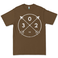 Cacao Delaware Area Code 302 State Pride Souvenir Gift Arrow Premium Tee - minhPixels