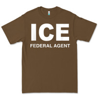 Cacao ICE Federal Agent Halloween Costume Police Immigration Shirt Premium Tee - minhPixels