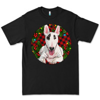 Black Christmas Bull Terrier Premium Tee - RanaPortraitStore