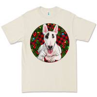 Bone Christmas Bull Terrier Premium Tee - RanaPortraitStore