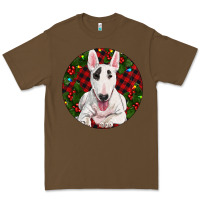 Cacao Christmas Bull Terrier Premium Tee - RanaPortraitStore