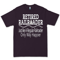 Plum Mens Railroad Retirement Gifts For Men Premium Tee - minhPixels