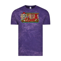 Cloud Purple Christmas Western Papa Claus Vintage Tee - RanaPortraitStore