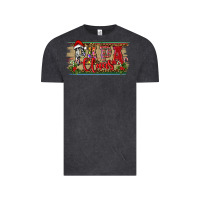Vintage Black Christmas Western Papa Claus Vintage Tee - RanaPortraitStore