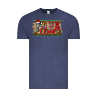 Vintage Denim Christmas Western Papa Claus Vintage Tee - RanaPortraitStore