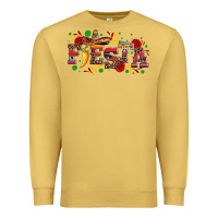 Antique Gold fieasta with sombrero rose and pepper Premium Sweatshirt - Artiststas