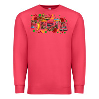 Cardinal fieasta with sombrero rose and pepper Premium Sweatshirt - Artiststas
