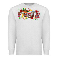 Oatmeal Heather fieasta with sombrero rose and pepper Premium Sweatshirt - Artiststas