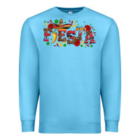 Ocean Blue fieasta with sombrero rose and pepper Premium Sweatshirt - Artiststas