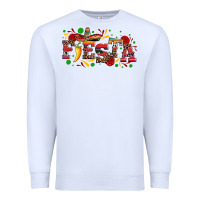 White fieasta with sombrero rose and pepper Premium Sweatshirt - Artiststas