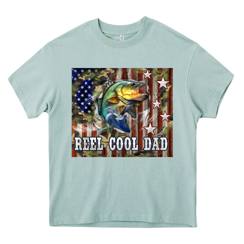 4th Of July Western Reel Cool Dad Bass Heavy Core Tee by LillyAllenDesigns | Teevron