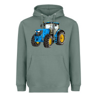 Sage western farm tractor blue Heavyweight Hoodie - Artiststas