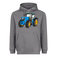Storm western farm tractor blue Heavyweight Hoodie - Artiststas