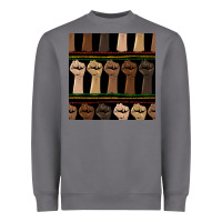 Storm melanin rised fist seamless pattern Heavyweight Sweatshirt - BundleAndBundleShop