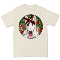 Bone Christmas Bull Terrier Premium Tee - RanaPortraitStore