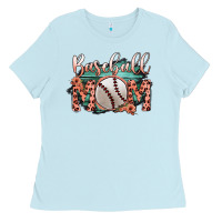 Baby Blue Baseball Mom Ladies Tee - Bettercallsaul