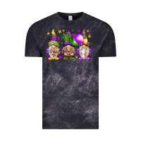 Cloud Black Mardi Gras gnomies with elements Vintage Tee - HowdyJamesFarm