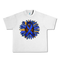 Lunar Rock Colon Cancer Awareness sunflower Urban Heavy Tee - RanaPortraitStore