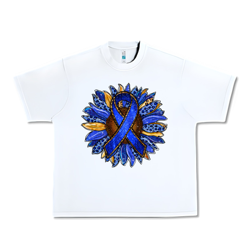 Colon Cancer Awareness Sunflower Urban Heavy Tee by RanaPortraitStore | Teevron