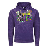 Cloud Purple respiratory therapist mardi gras Vintage Hoodie - CowGirlArtShop
