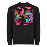 Black freedom rocks seamless pattern Heavyweight Sweatshirt - BundleAndBundleShop