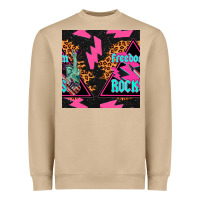 Mushroom freedom rocks seamless pattern Heavyweight Sweatshirt - BundleAndBundleShop