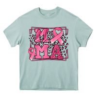 Arona Breast Cancer Awareness mama ribbon Heavy Core Tee - LillyAllenDesigns