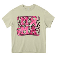 Mossy Breast Cancer Awareness mama ribbon Heavy Core Tee - LillyAllenDesigns