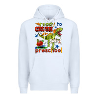 White ready to crush preschool Premium Hoodie - BundleAndBundleShop