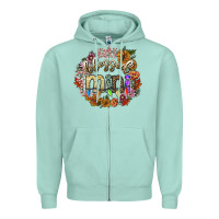 Seafoam blessed mini Zipper Hoodie - SublimationCraftShop