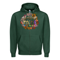 Sports Green blessed mini Zipper Hoodie - SublimationCraftShop