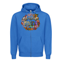 True Royal blessed mini Zipper Hoodie - SublimationCraftShop