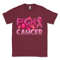 Burgundy fight cancer Classic Tee - NancyCooperArtShop
